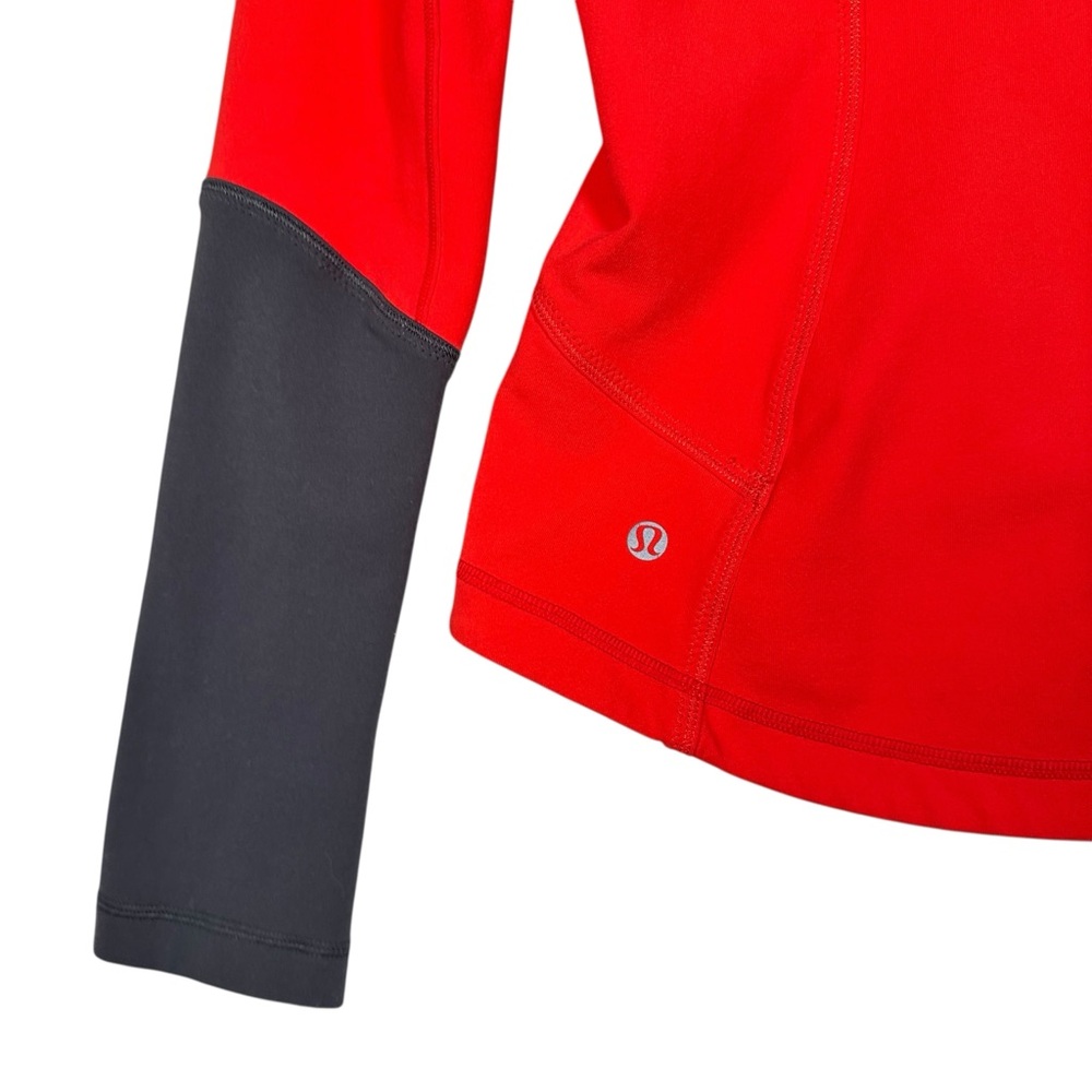 LULULEMON Forme Jacket Brushed in Love Red / Deep Coal - Picture 10 of 15